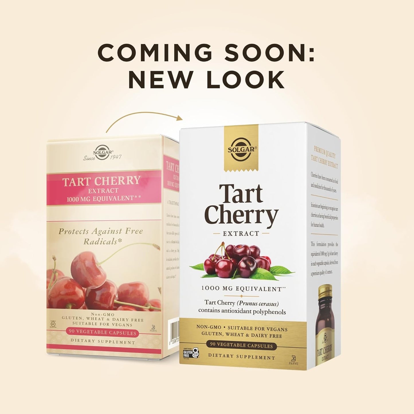 Solgar Tart Cherry Supplement - 180 Capsules, 2 Pack - Non-GMO, Vegan, Gluten-Free, Dairy-Free, Kosher - 180 Servings - Espot.com.au