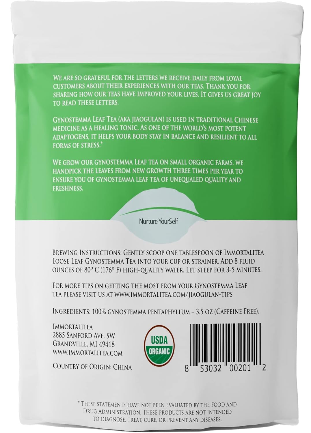 organic-immortalitea-gynostemma-loose-leaf-tea---ampk-metabolic-activator---natural-sweetness---herbal-tea---352-oz-2