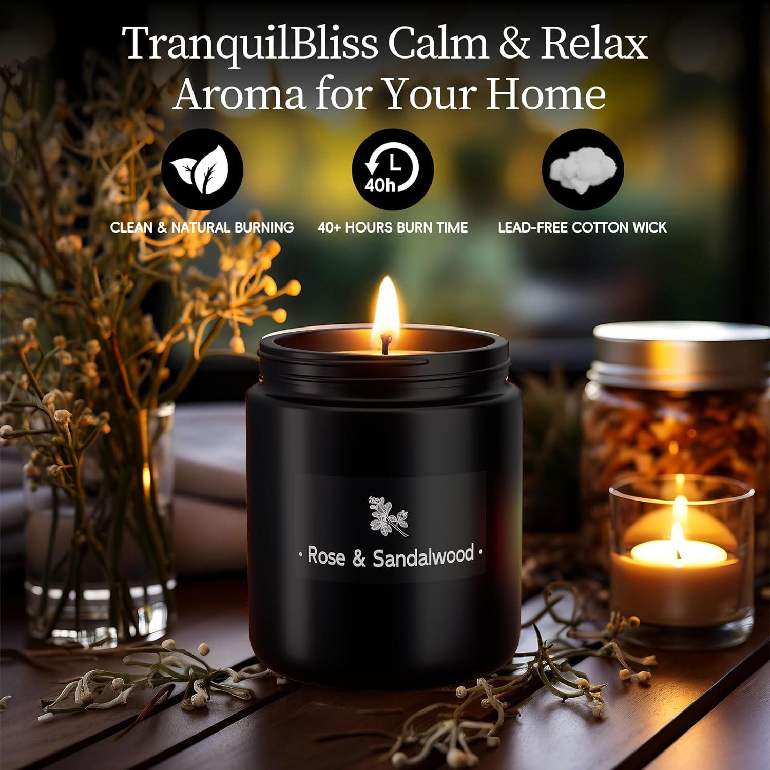 rose-sandalwood-scented-candle-for-men---76oz-soy-wax---long-lasting-christmas-candle-gift---tranquilbliss-mens-candle---home-fragrance-candle-with-40-hour-burn-time-2
