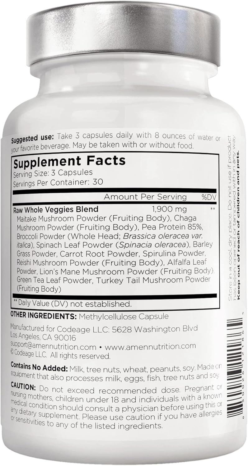 daily-greens-multivitamin-capsules-with-mushroom-complex---vegan-blend-of-vegetables-superfood-minerals-raw-greens---non-gmo-90-ct-4
