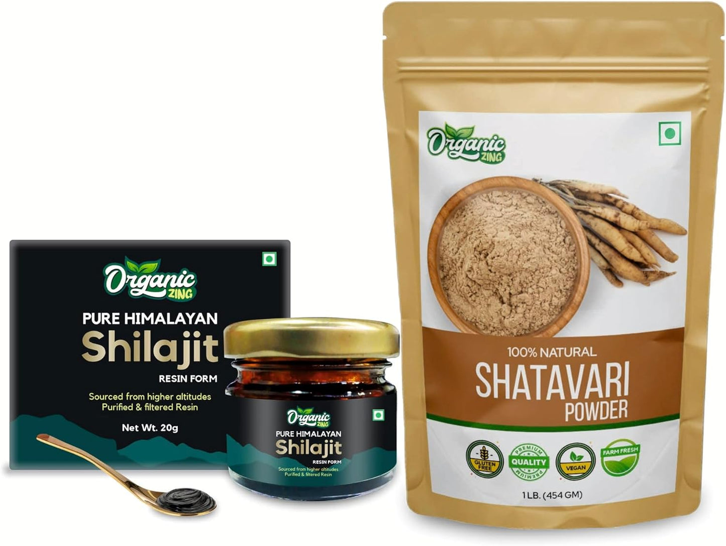 454g-shatavari-powder-and-20g-shilajit-resin-combo-pack---ayurvedic-herbal-supplements-for-wellness-1