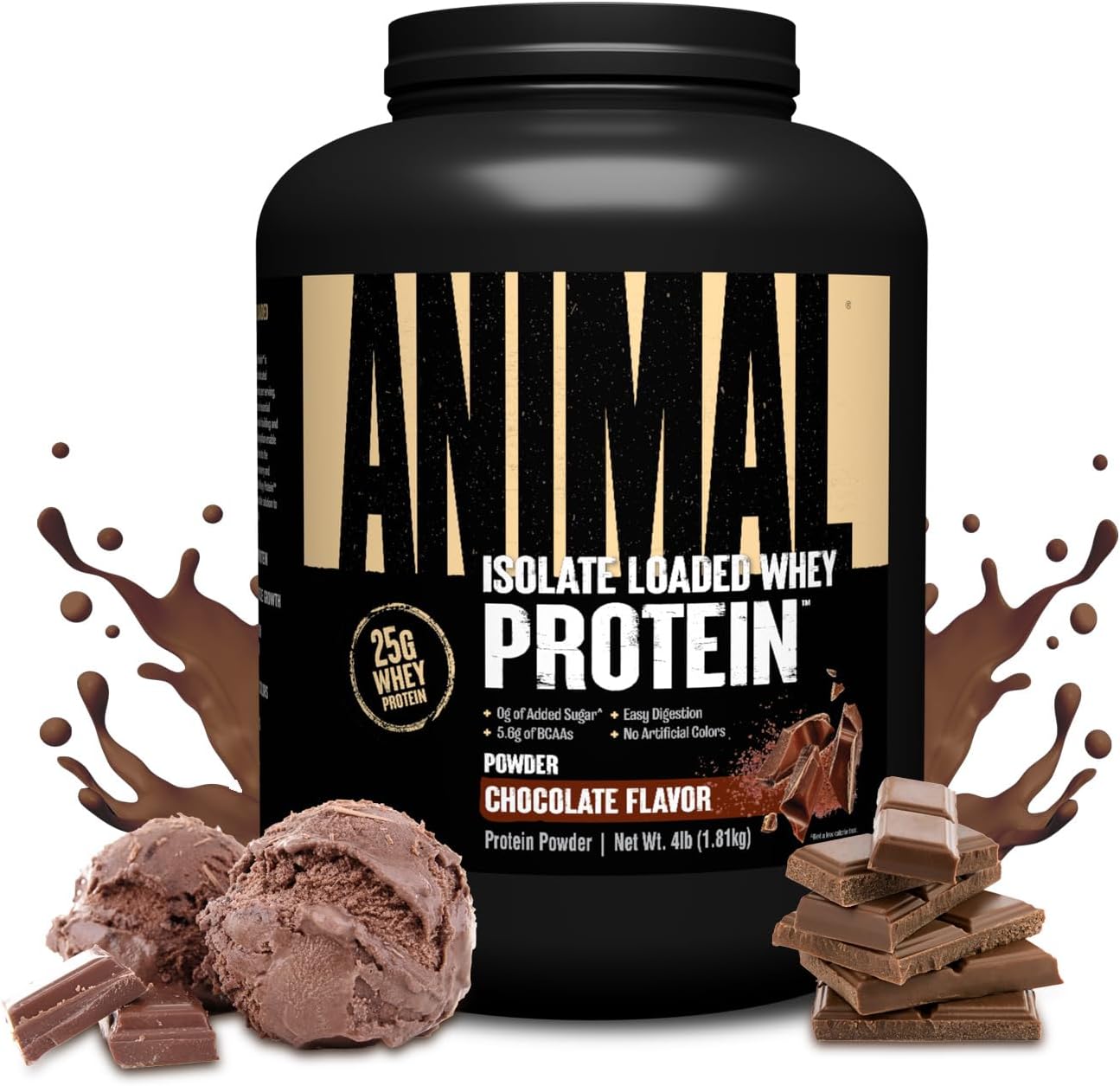 chocolate-animal-whey-isolate-protein-powder---25g-protein-low-sugar-great-taste---ideal-for-pre-post-workout-muscle-building-and-recovery---enriched-with-digestive-enzymes-for-men-women---4-lbs-1