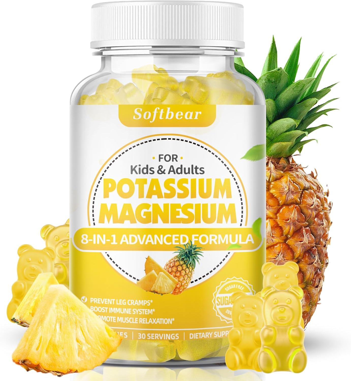 vegan-sugar-free-potassium-gummies-with-magnesium-vitamin-b6-coq10-for-leg-cramps-muscle-health---pineapple-flavor---60-gummies-8