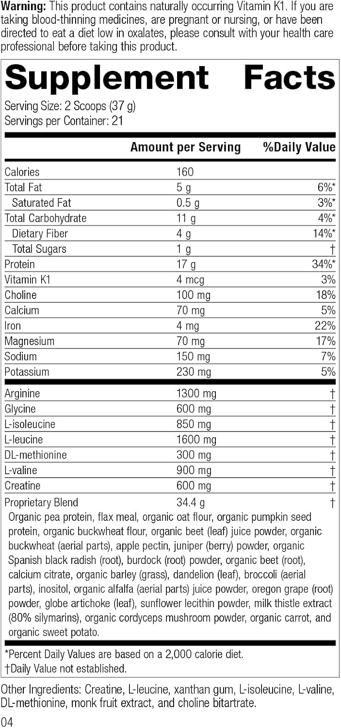 standard-process-sp-detox-balance---whole-food-cleanse-with-magnesium-iron-creatine-milk-thistle-protein-calcium-potassium-choline-arginine-vitamin-k1---vegan-gluten-free---28oz-2