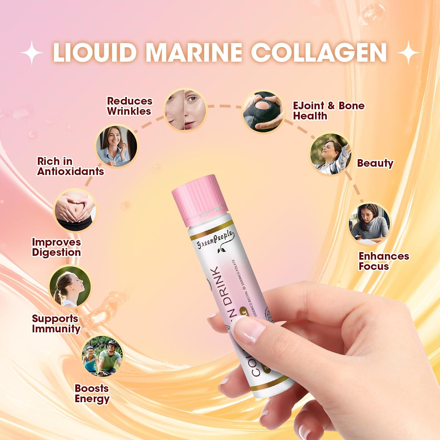 liquid-collagen-with-fish-peptides-hyaluronic-acid-and-vitamins-for-hair-skin-nails-joints-and-bones-support---2500mg---085-fl-oz---grapefruit-flavor---pack-of-10-bottles-for-men-and-women-4