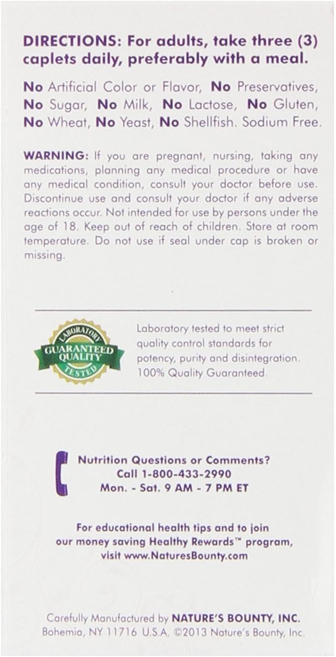 Optimal Solutions Hair, Skin & Nails Formula by Nature's Bounty - 120 Coated Caplets - Espot.com.au