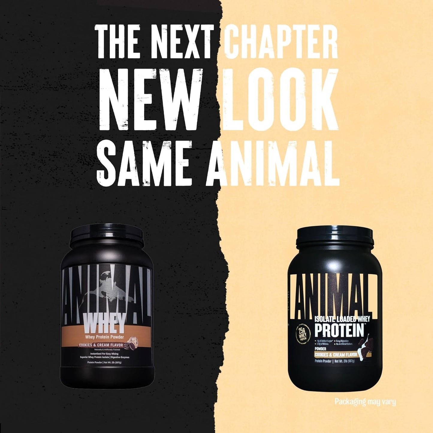cookies-cream-animal-whey-isolate-protein-powder---muscle-builder-with-digestive-enzymes-for-pre-post-workout-recovery---25g-protein-low-sugar---great-taste-for-men-women---2-lbs-2