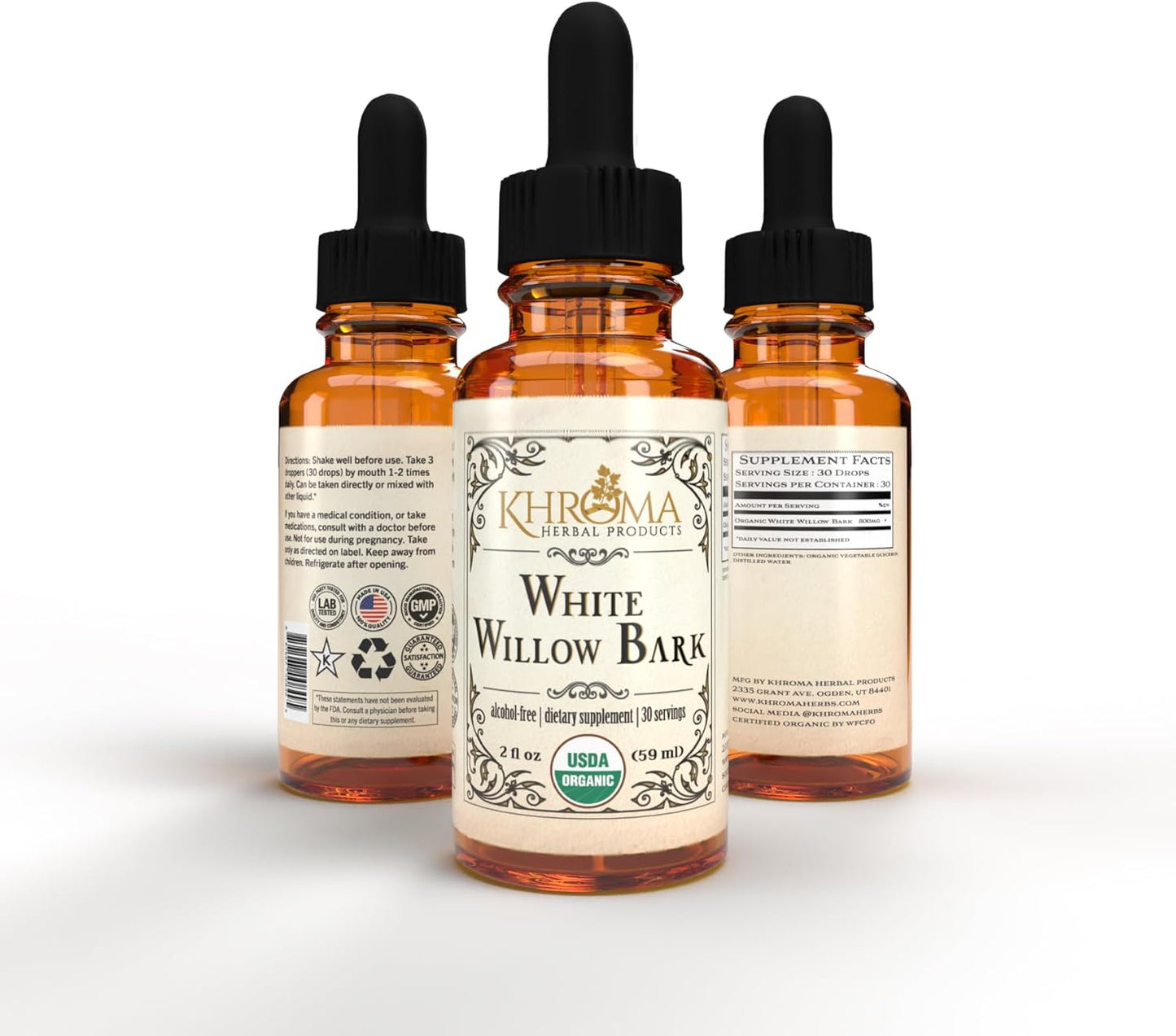 organic-white-willow-bark-liquid-extract---800mg-per-serving---30-servings---2oz-glass-bottle---khroma-herbal-products-2