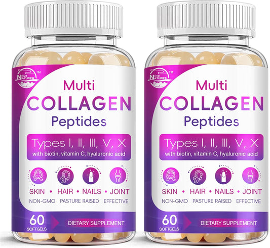 multi-collagen-peptides-softgel-with-biotin-vitamin-c-hyaluronic-acid---supports-skin-hair-nails-joints---grass-fed-non-gmo---60-softgel-2-pack-1