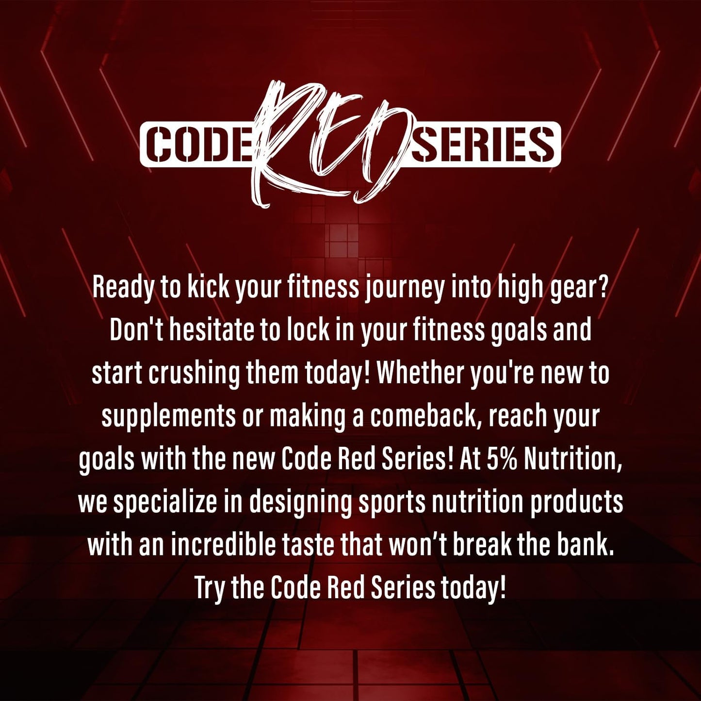 5% Nutrition Code Red Aminos BCAA & EAA Post Workout Recovery Powder - Italian Lemon Ice Flavor - Full Spectrum Essential Amino Acid Complex for Men & Women - Espot.com.au