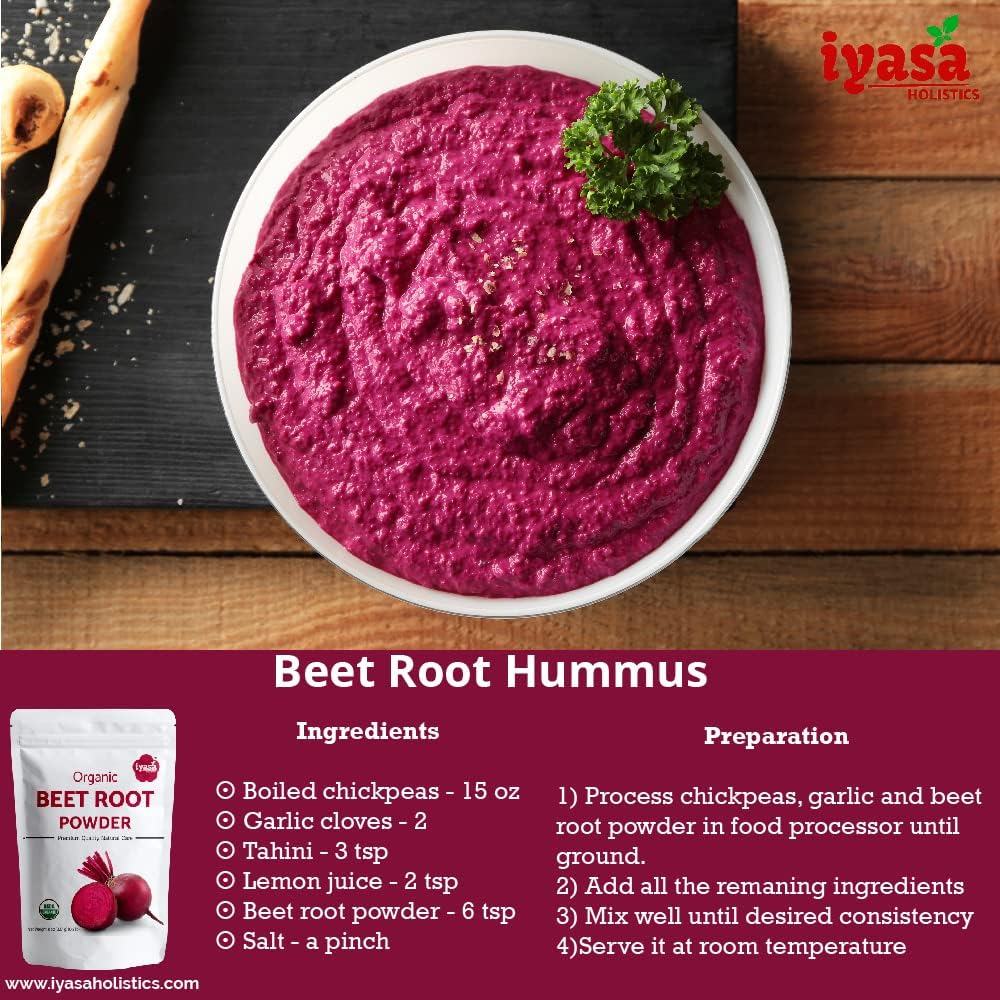 iyasa-holistics-organic-beet-root-powder---plant-based-superfood-for-nitric-oxide-boost-and-blood-circulation-support---vegan-and-gluten-free---8-oz-223-gm---ideal-for-pre-and-post-workout-baking-and-cooking-5