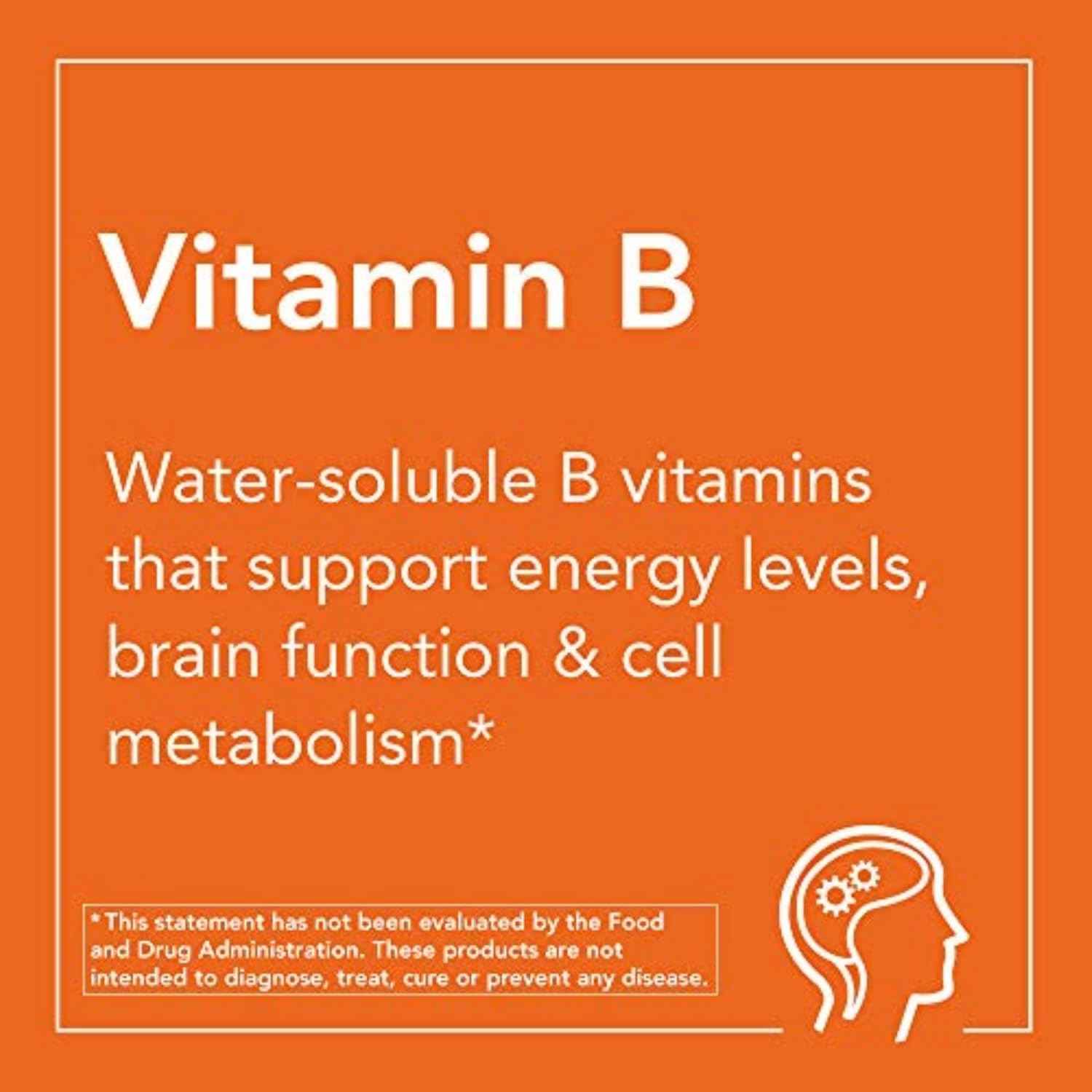 NOW Foods Vitamin B-100 Supplements for Energy and Nervous System Health - 250 Veg Capsules