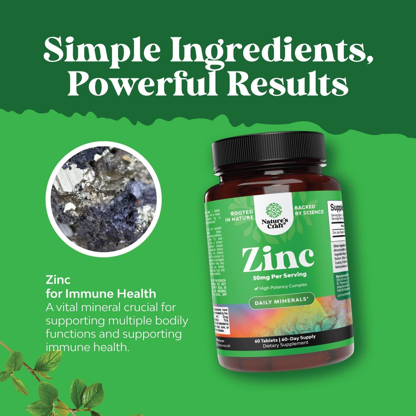 Bundle of Pure Zinc & Quercetin with Bromelain Supplements for Skin, Nail, & Joint Support - Immune Boost, Brain & Lung Health - Enhances Focus & Overall Wellness - Espot.com.au