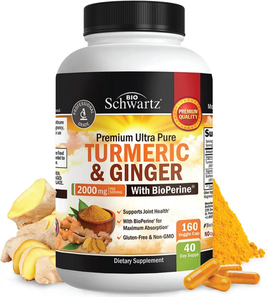 organic-turmeric-curcumin-ginger-supplement-2000mg-with-bioperine---joint-immune-support---non-gmo-gluten-free-vegan---160-capsules-by-bioschwartz-1