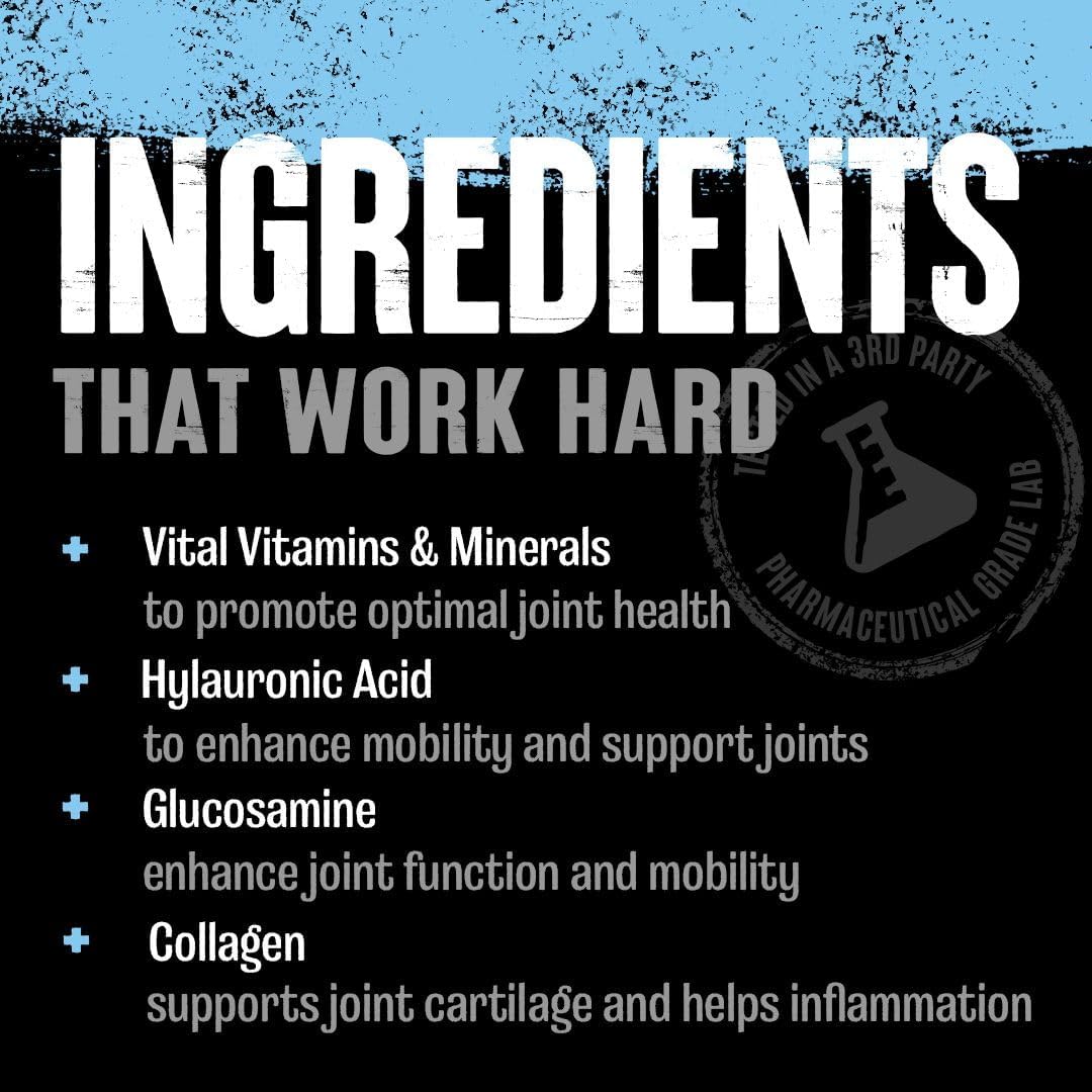 Orange Flavored Animal Flex Powder - Joint Support Supplement with Turmeric, Glucosamine, Chondroitin, MSM, Collagen, Boswellia - Pain Relief, Muscle Repair, 30 Scoops - Espot.com.au