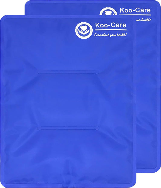 large-reusable-gel-ice-pack-for-injuries---hot-cold-compress-for-pain-relief-swelling---shoulder-arm-back-hip-knee-shin-foot---physical-therapy---11-x-14---pack-of-2-1
