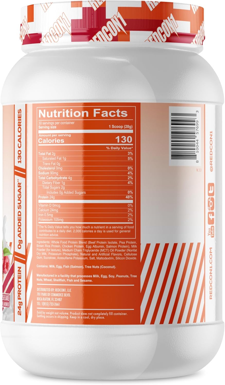redcon1-mre-lite-junior-whole-food-protein-powder---raspberry-swirl-cheesecake-flavor---low-carb-meal-replacement-for-kids---whey-free-with-animal-protein-blends---digestible-supplement-with-mct-oil---30-servings-2