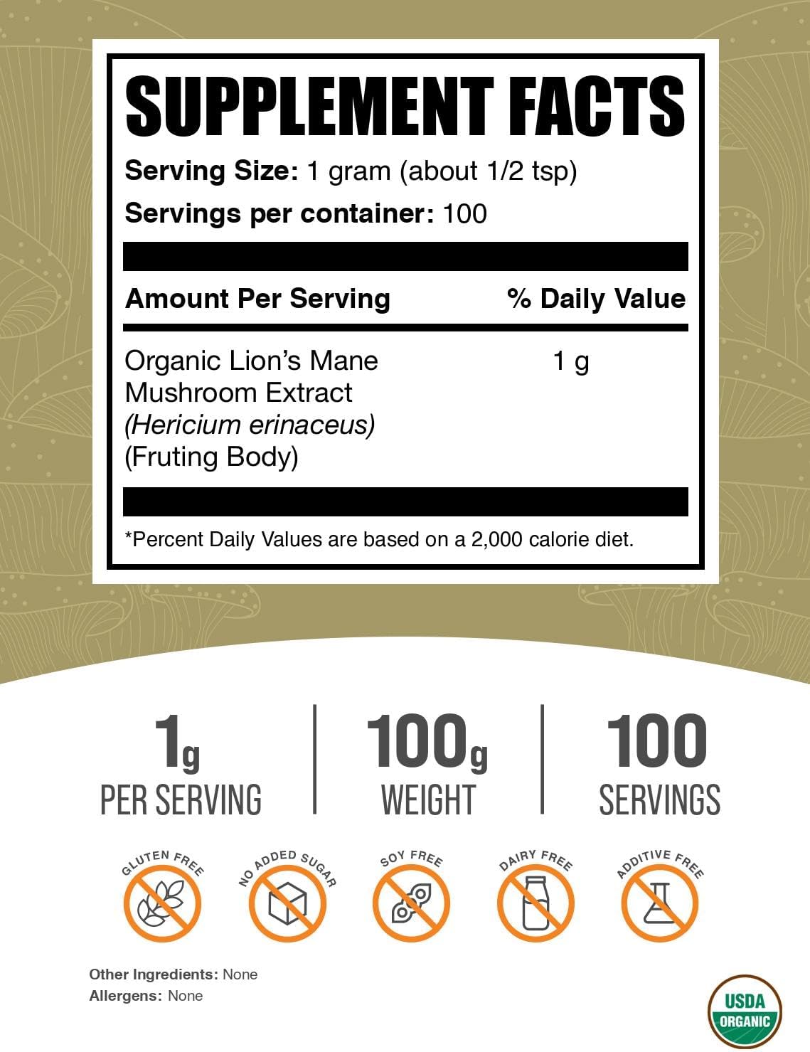 organic-lions-mane-mushroom-extract-powder---1000mg-per-serving-100g-35-oz---lions-mane-supplement-powder---mushroom-supplement-2