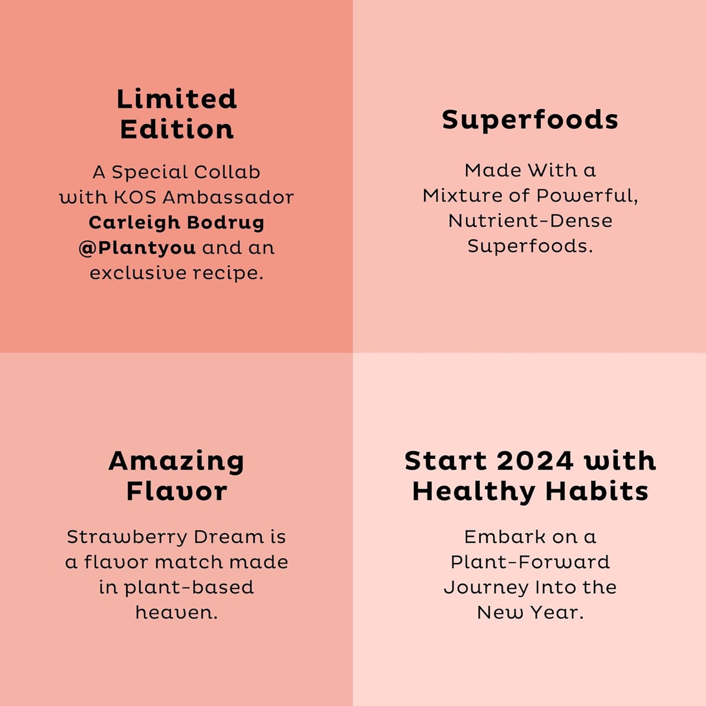 organic-strawberry-dream-plant-protein-powder---vegan-superfood-blend-for-women-men---rich-in-vitamins-minerals---dairy-soy-gluten-free---24-servings-2