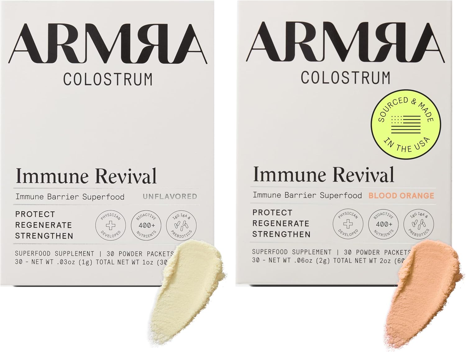 armra-colostrum-premium-powder-bundle---grass-fed-gut-health-immunity-boost-skin-hair-support-400-bioactive-nutrients-keto-gluten-fat-free-unflavored-blood-orange-flavor-60-servings-1