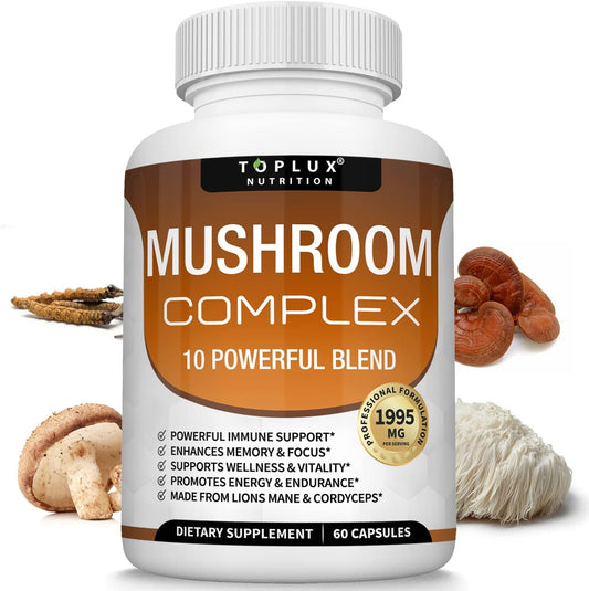 organic-mushroom-supplement-blend-for-immune-support-memory-focus-and-energy---lions-mane-cordyceps-reishi-chaga---60-capsules-by-toplux-1