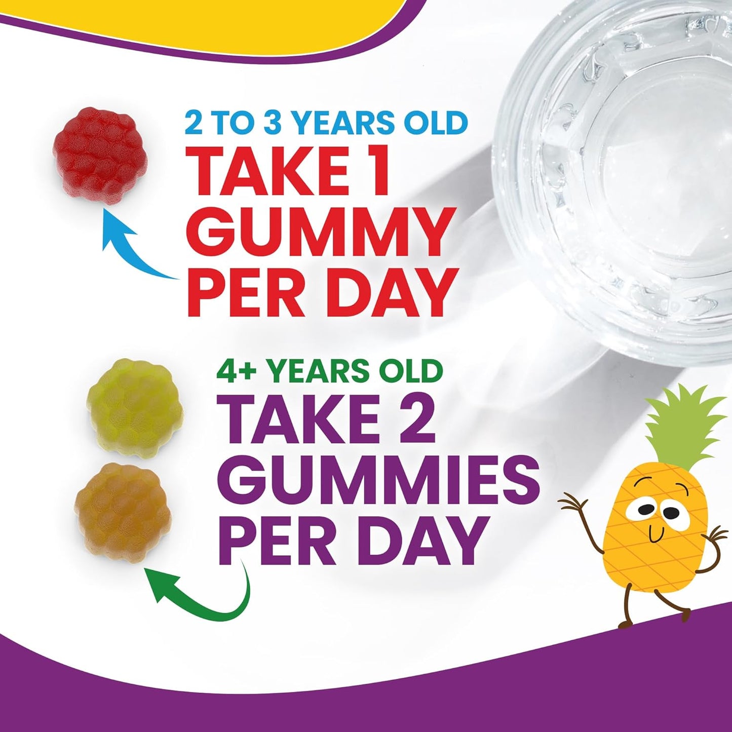 sugar-free-kids-multivitamin-gummies-with-vitamin-c-b6-b12-folic-acid---immune-support-supplement---natural-strawberry-pineapple-orange-flavors---60-gummy-vitamins-5