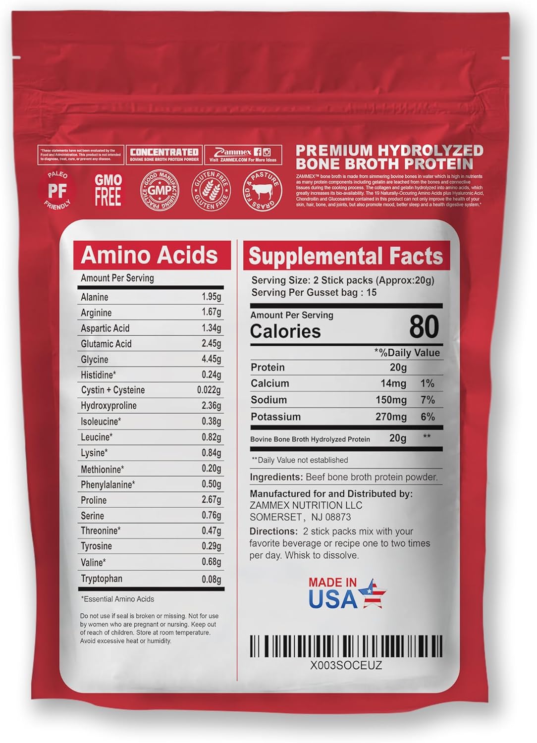 zammex-bone-broth-protein-collagen-peptides-powder-travel-packets---type-i-iii---convenient-on-the-go-packets-3