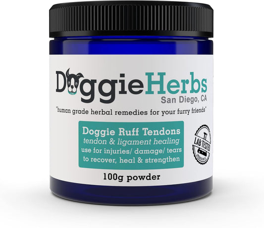natural-dog-ligament-tendon-healing-supplement---human-grade-herbal-blend-powder---100g---doggie-herbs-1