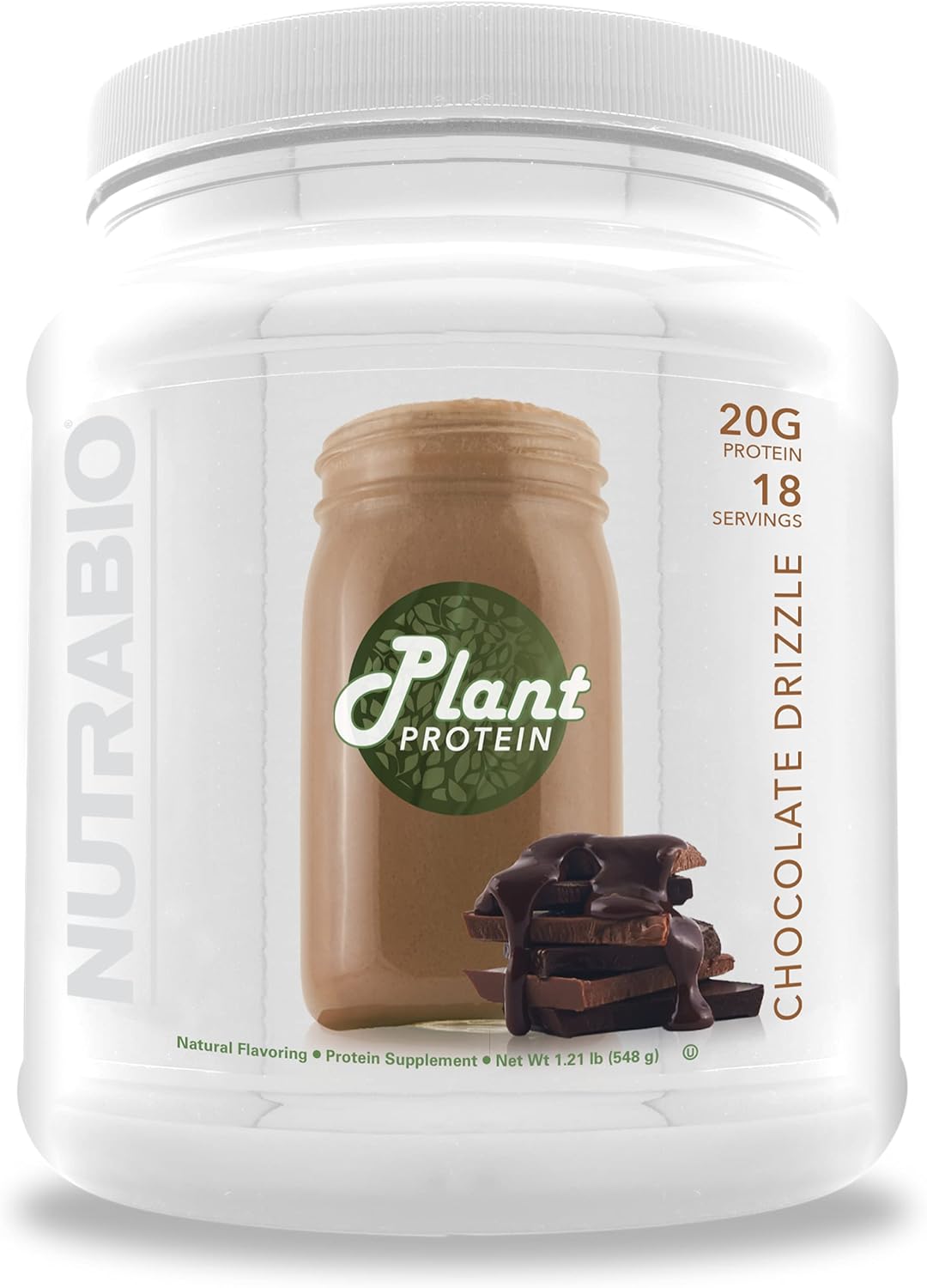 organic-chocolate-drizzle-plant-protein-powder---vegan-formula-with-20g-protein-per-scoop---lactose-and-dairy-free---18-servings-1