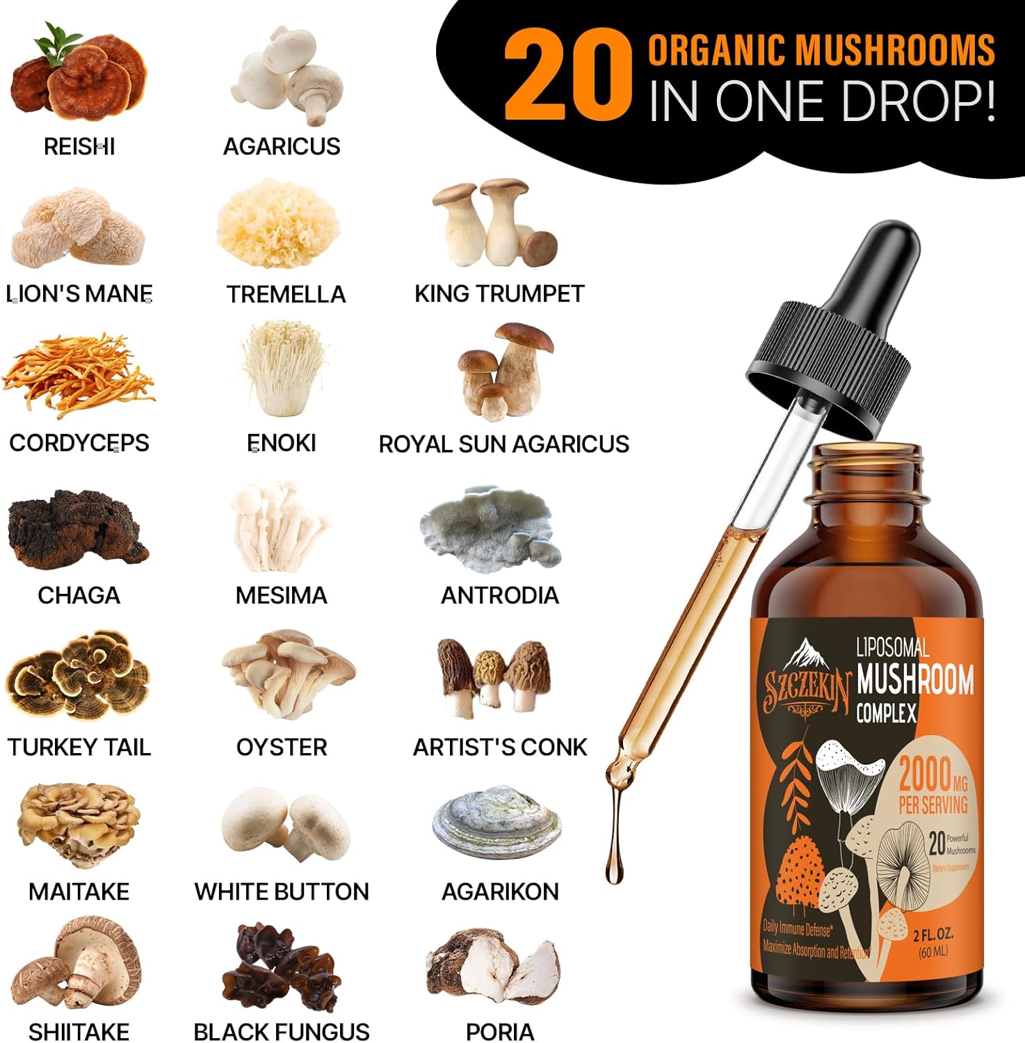 organic-liposomal-mushroom-complex-drops---2000-mg-liquid-formula-with-20-extracts---immunity-cognitive-memory-support---lions-mane-reishi-cordyceps-chaga---30-servings-4