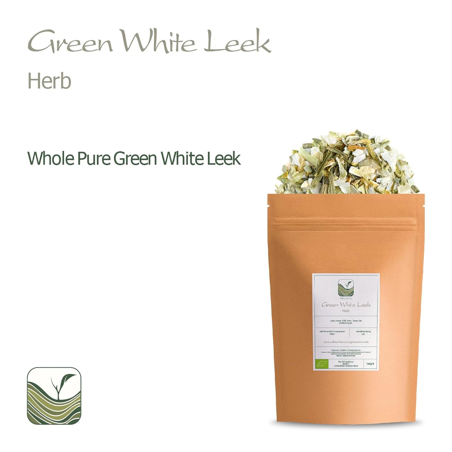 Valley of Tea Green White Leek Herb - Premium Dried Gourmet Leeks for Cooking and Seasoning - Espot.com.au
