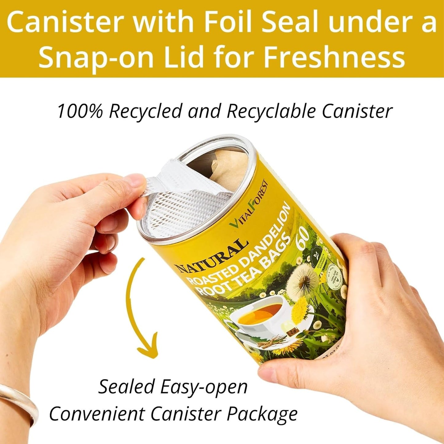 vitalforest-natural-detox-dandelion-root-tea-bags---60-bags-2g-each---caffeine-free-coffee-substitute---canister-packaged---diente-de-leon-3