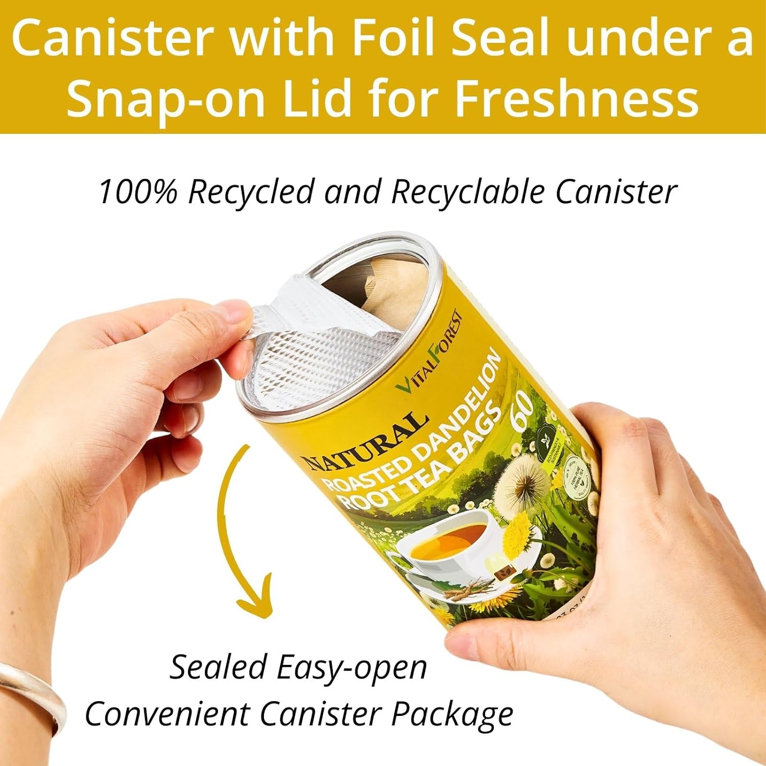 vitalforest-natural-detox-dandelion-root-tea-bags---60-bags-2g-each---caffeine-free-coffee-substitute---canister-packaged---diente-de-leon-3