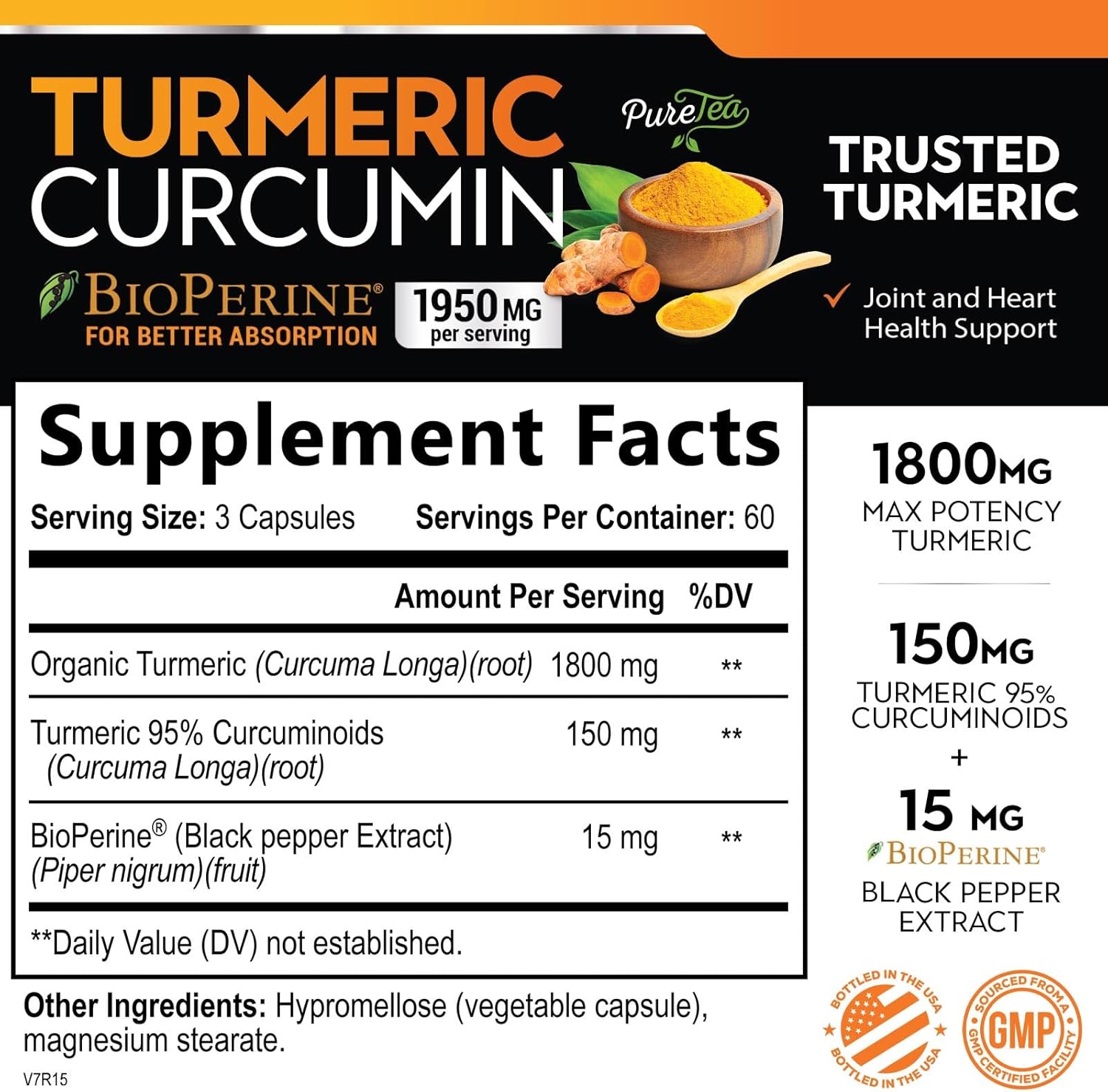 high-potency-turmeric-curcumin-supplement-with-bioperine-for-enhanced-absorption---1950mg-95-curcuminoids-joint-support---non-gmo---180-capsules-2