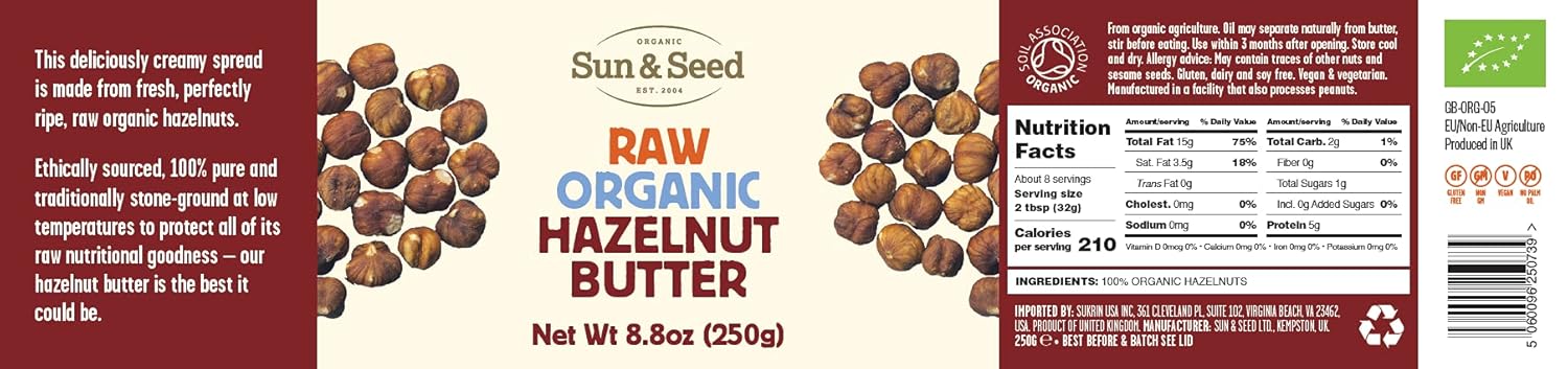 organic-hazelnut-nut-butter-spreads---gluten-free-keto-friendly-and-ultra-nutritious---2-pack-of-250g-jars-by-sun-seed-2