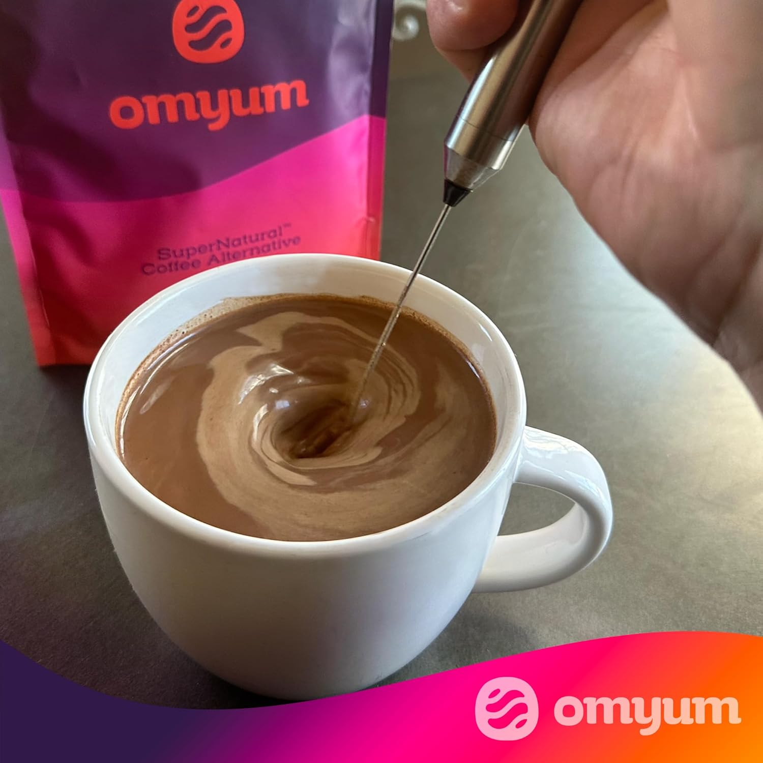 Organic Mushroom Blend Coffee Alternative - Superfood Adaptogens with Cacao, Lion’s Mane, Reishi, Cordyceps, Ashwagandha & L-Theanine for Calm Energy, Focus & Gut Health (30 Servings) - Espot.com.au