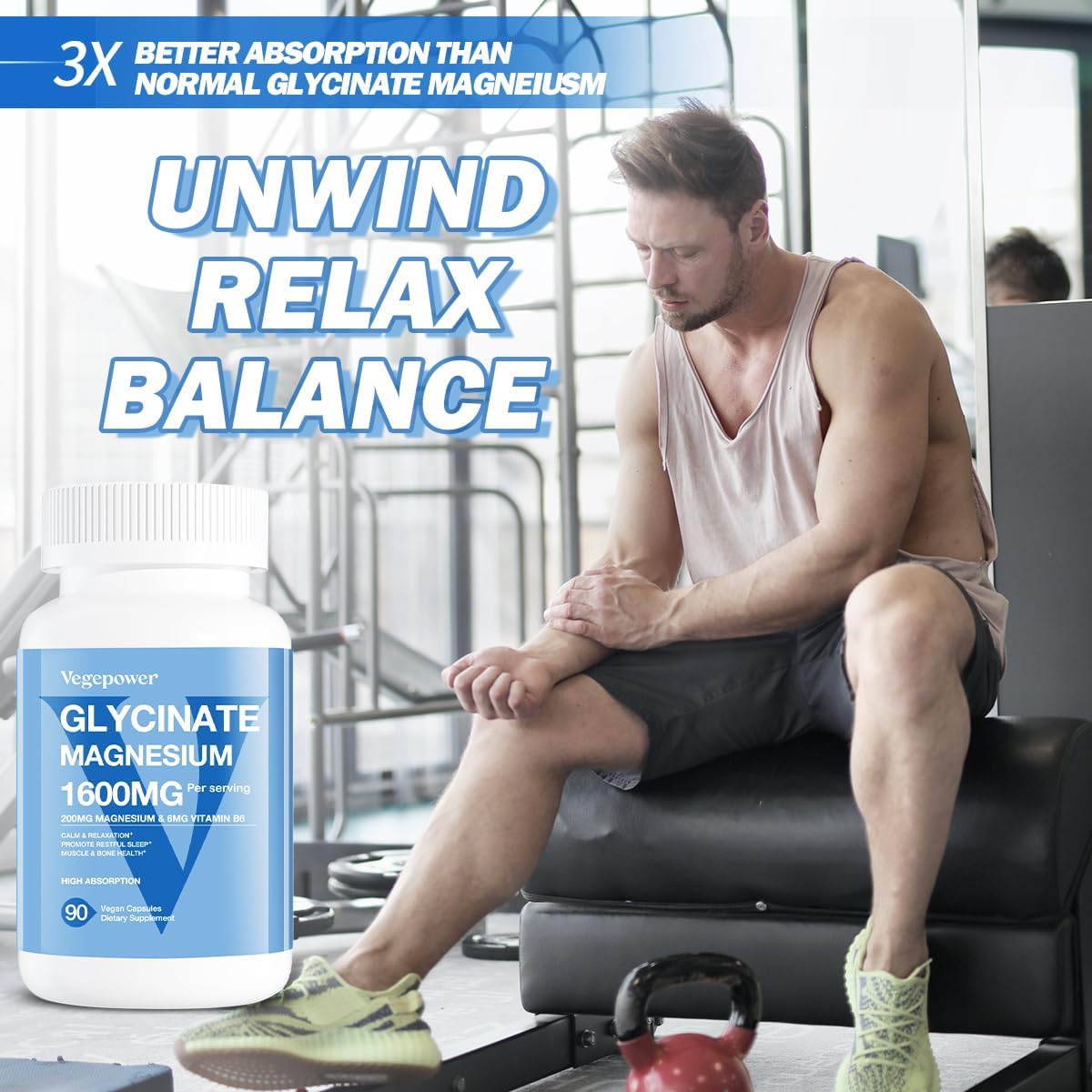 high-absorption-vegepower-magnesium-glycinate-supplements-for-sleep-muscle-and-bone-health---1600mg-with-vitamin-b6-zinc-d3---gentle-on-stomach-vegan-bisglycinate-non-gmo---180-capsules-5