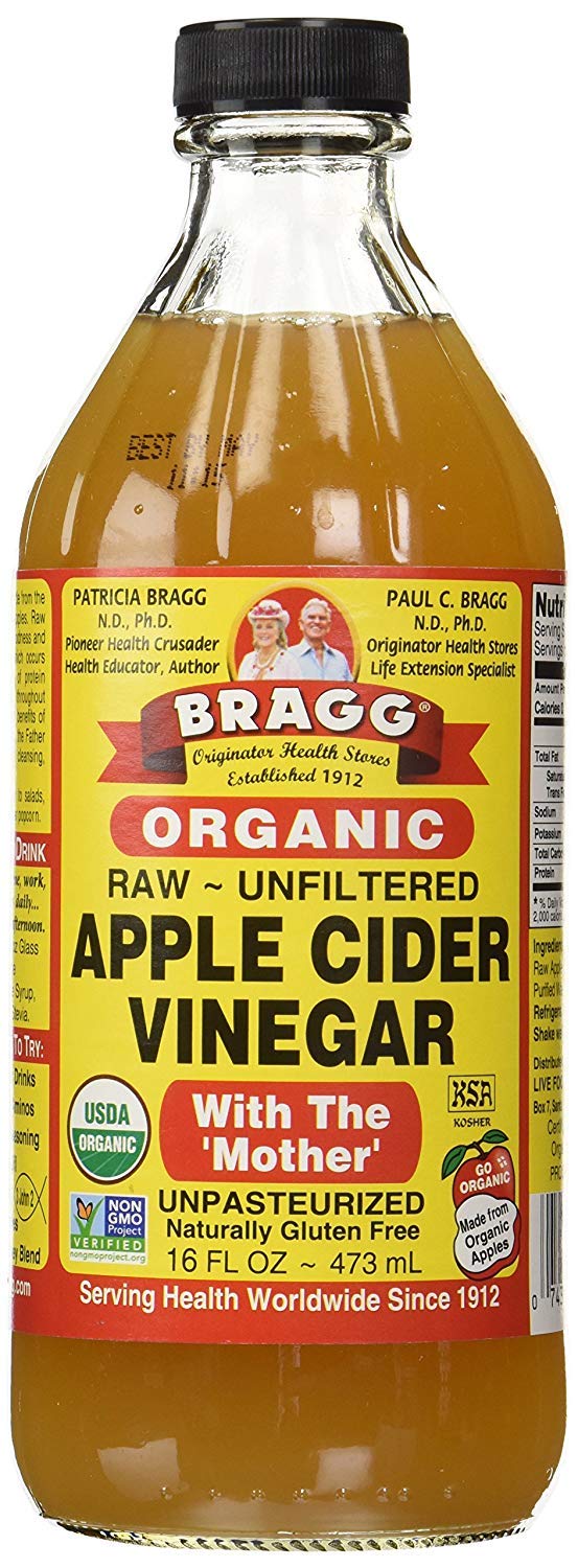 Organic Bragg Liquid Aminos & Apple Cider Vinegar Variety Pack 16oz with Bonus Measuring Spoon - Raw & Unfiltered - Espot.com.au