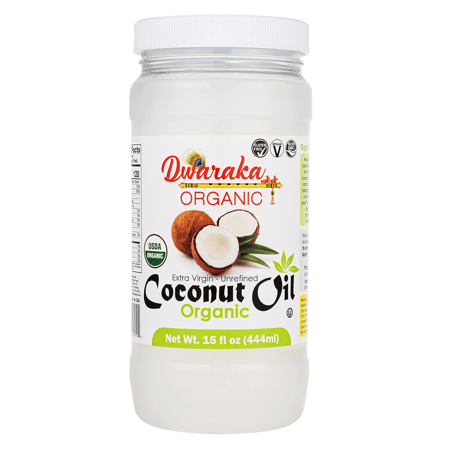 organic-extra-virgin-coconut-oil---15-fl-oz-non-gmo-pure-unrefined-ideal-for-cooking-hair-skin-massage---dwaraka-organic-aceite-de-coco-1