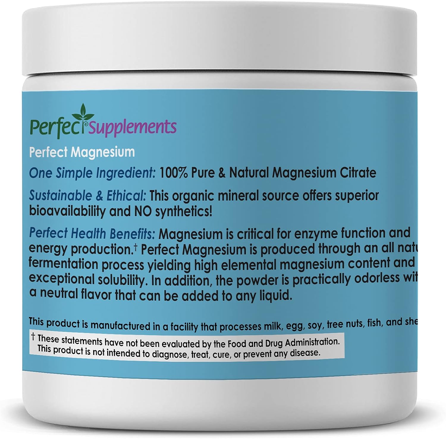 High-Quality Perfect Magnesium Citrate Powder - 270g for Improved Wellness and Vitality - Espot.com.au
