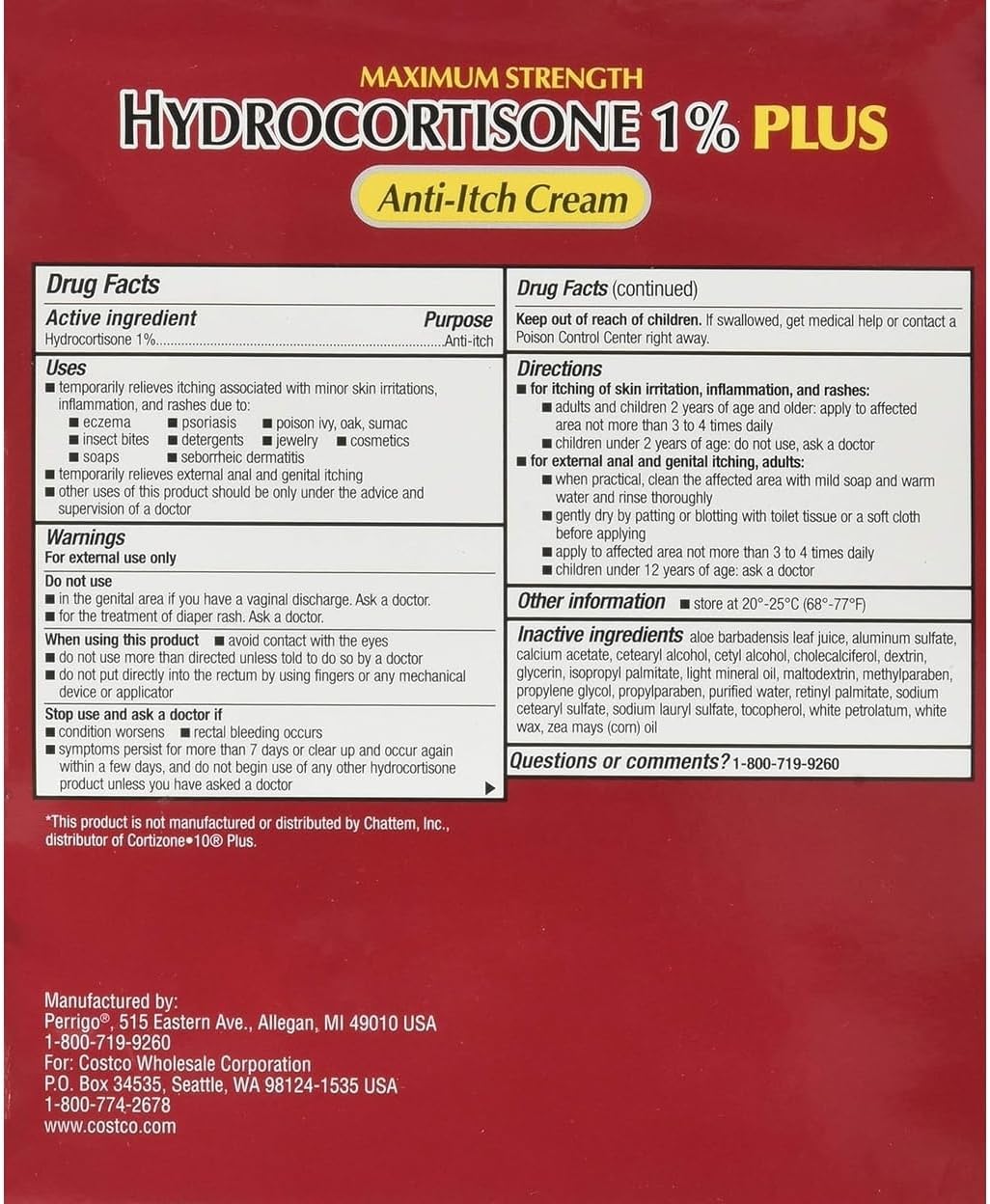 4-pack-kirkland-signature-maximum-strength-hydrocortisone-cream-1-with-aloe---2-oz-each---effective-skin-relief-2