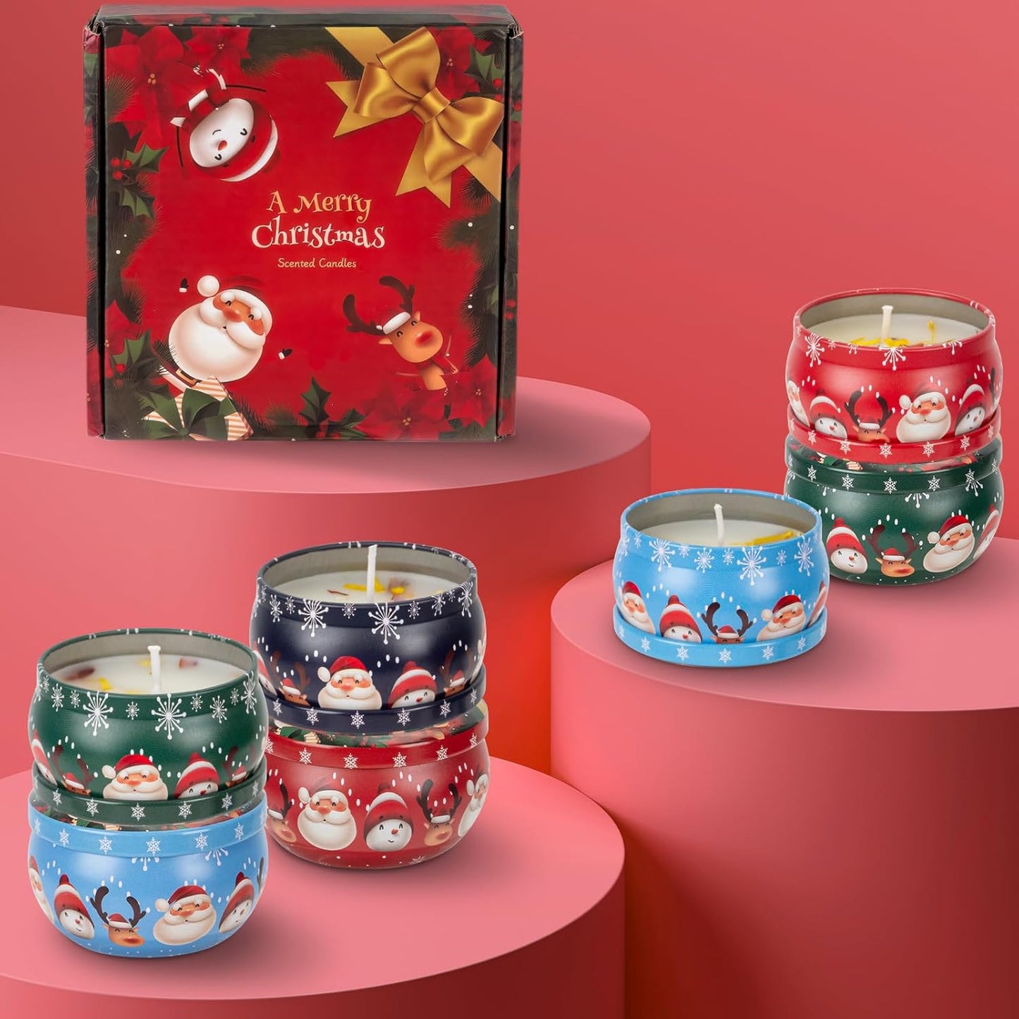 4-pc-christmas-scented-candle-gift-set-for-women---merry-xmas-soy-wax-aromatherapy-candles-in-cookie-jar-tins-with-lids-for-home-bath-yoga-holiday-party-favors-9