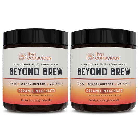 organic-caramel-macchiato-coffee-alternative-with-mushroom-complex-prebiotics-probiotics---low-caffeine-superfood-drink-2-pack-1