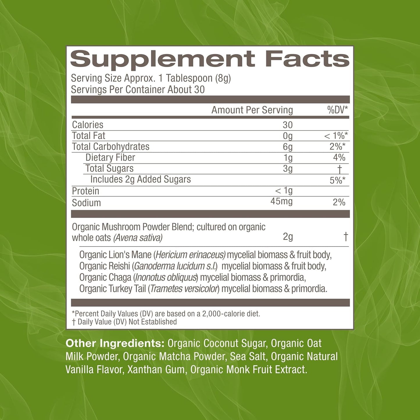 om-mushroom-superfood-matcha-latte-blend-powder---847oz-canister---30-servings---green-tea-with-lions-mane-reishi-chaga-turkey-tail---focus-stress-support-supplement-3