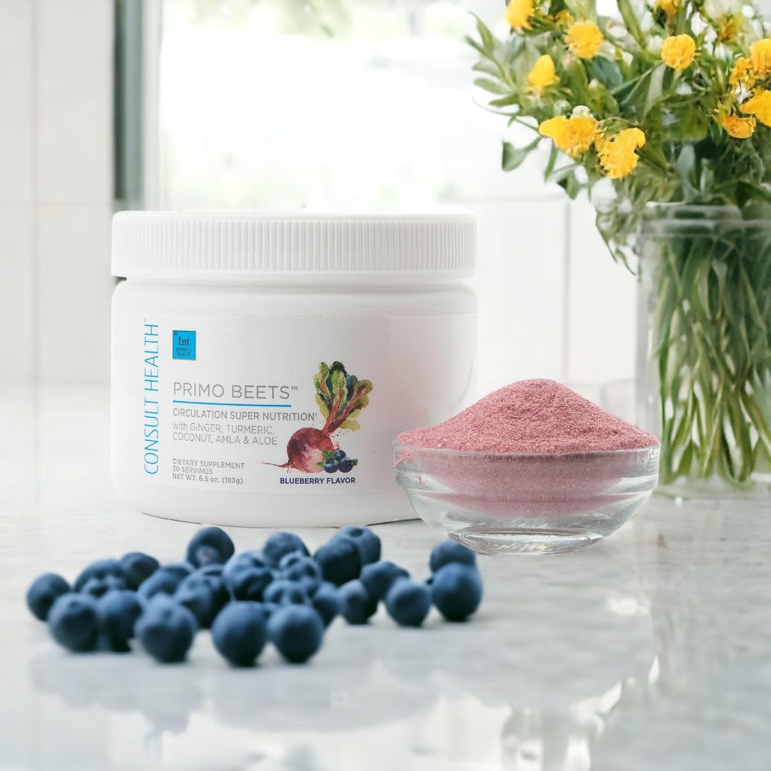 beet-root-powder-drink-mix-with-nitric-oxide-for-daily-nutrition---ginger-turmeric---support-circulation---blueberry-flavor---30-servings-9