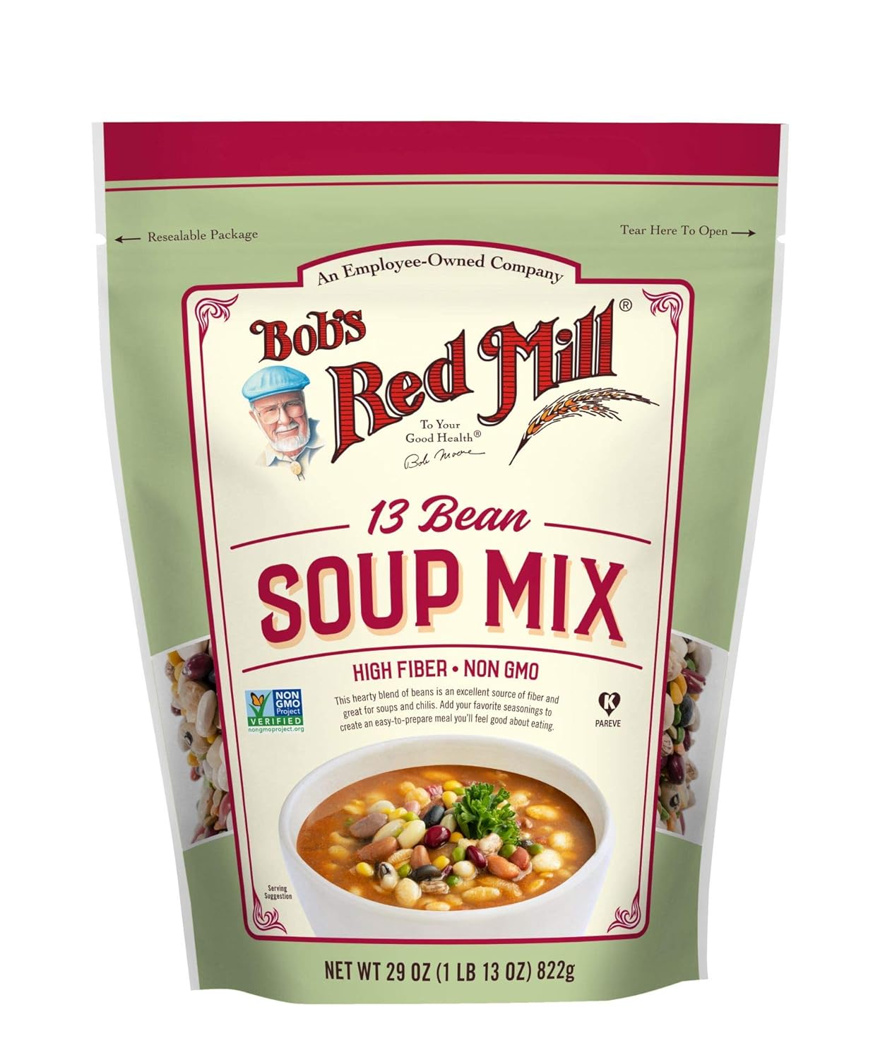 bobs-red-mill-13-bean-soup-mix---29-oz-pack-of-4---high-quality-soup-mix-with-13-varieties-of-beans-for-a-delicious-and-nutritious-meal-2