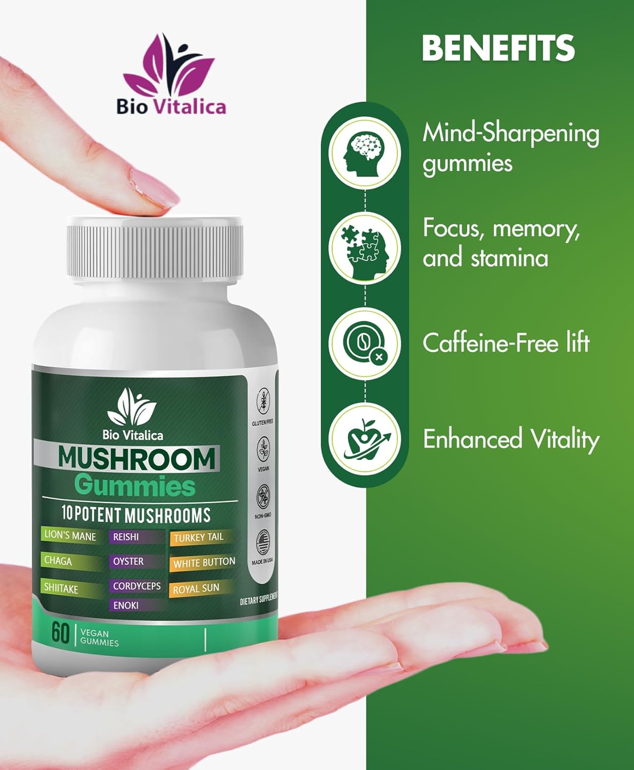 organic-lions-mane-mushroom-gummies-for-adults---immune-support-with-10-mushroom-complex---reishi-chaga-cordyceps-turkey-tail-more---parent-approved-supplement-3
