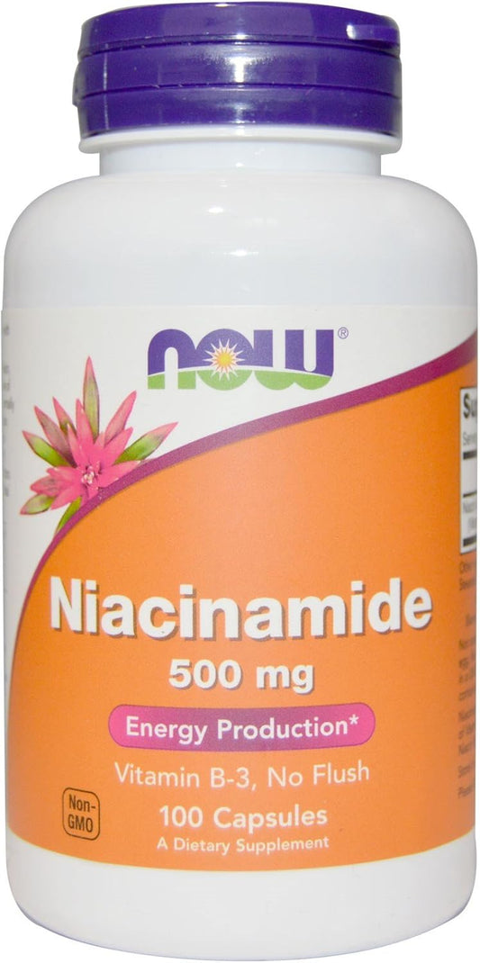 now-foods-niacinamide-500mg-supplements---pack-of-2-100-capsules-each---skin-health-and-wellness-support-1