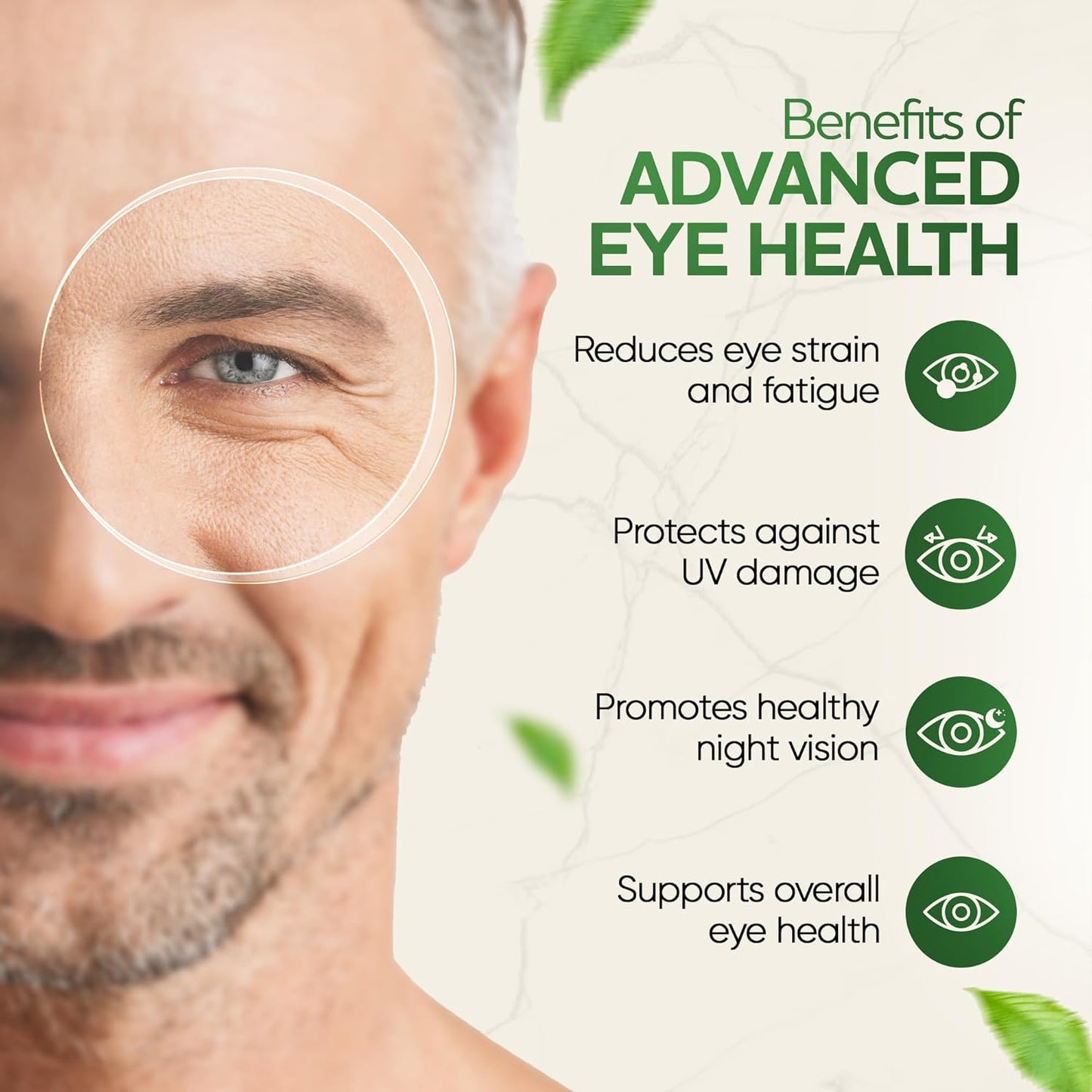 NutrifyMD Eye Health Supplement with Lutein, Zeaxanthin, Omega-3, B Vitamins - 60 Capsules - Espot.com.au