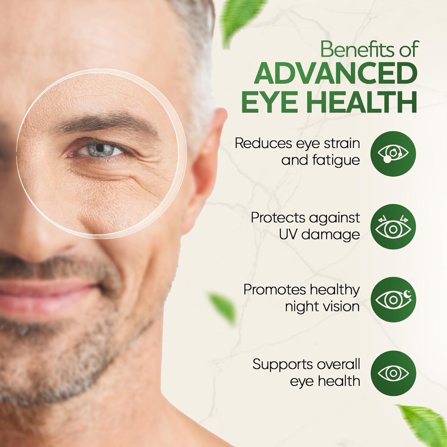 NutrifyMD Eye Health Supplement with Lutein, Zeaxanthin, Omega-3, B Vitamins - 60 Capsules - Espot.com.au